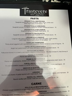 Menu photo 4 Café Trastevere Orlando, FL Menu photo 4 Café Trastevere Orlando, FL