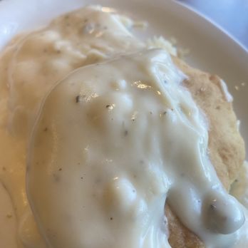 Huckleberry's Breakfast and Lunch - Biscuit and gravy. The gravy was luke warm. - Breakfast & Brunch Near Me - Stockton, California Huckleberry's Breakfast and Lunch - Biscuit and gravy. The gravy was luke warm. - Breakfast & Brunch Near Me - Stockton, California