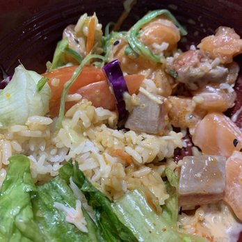 Joy Bento - Love salmon but not the pieces with gray texture. hard pass on their salmon poke bowl - Sushi Bars Near Me - Seattle, Washington Joy Bento - Love salmon but not the pieces with gray texture. hard pass on their salmon poke bowl - Sushi Bars Near Me - Seattle, Washington