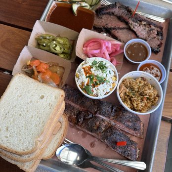 The Pit Room - Memorial - Brisket (request moist) and Pork ribs - Barbeque Near Me - Houston, Texas