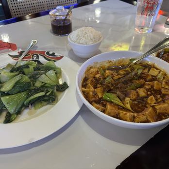 Etang Asian Bistro - Sautéed Bok Choy and Ma Po Tofu - Asian Fusion Near Me - Pooler, Georgia Etang Asian Bistro - Sautéed Bok Choy and Ma Po Tofu - Asian Fusion Near Me - Pooler, Georgia