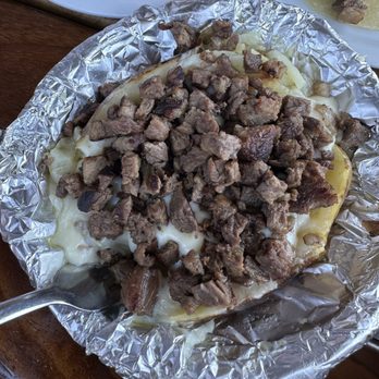 El Paisa - Asada baked potato - Tacos Near Me - Cabo San Lucas, BCS