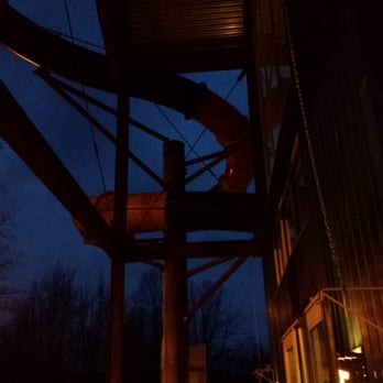 Double JJ Resort - Scary slide I just rode. A lot of it in the dark - Resorts Near Me - Rothbury, Michigan