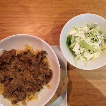 Bosna Express - Beef Stroganoff w/ lettuce and Tzatziki sauce. - Mediterranean Near Me - Grand Rapids, Michigan