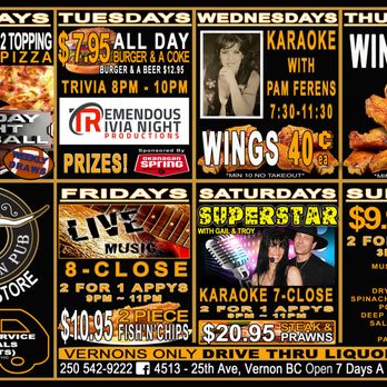 Longhorn Pub - Great Entertainment and Specials all week long! - Pubs Near Me - Vernon, British Columbia Longhorn Pub - Great Entertainment and Specials all week long! - Pubs Near Me - Vernon, British Columbia