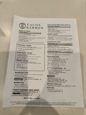 Menu photo 3 Tacos Barbon Goodyear, AZ Menu photo 3 Tacos Barbon Goodyear, AZ