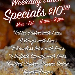 Wing Daddy's Sauce House - Lunch specials