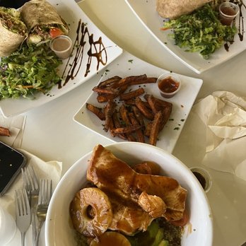 the Protein Source - mojo salmon bowl, cali California Cobb Wrap, West-Chix Wrap - Juice Bars & Smoothies Near Me - Las Vegas, Nevada the Protein Source - mojo salmon bowl, cali California Cobb Wrap, West-Chix Wrap - Juice Bars & Smoothies Near Me - Las Vegas, Nevada