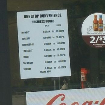One Stop Convenience - Hours of operation - Convenience Stores Near Me - Westfield, Massachusetts