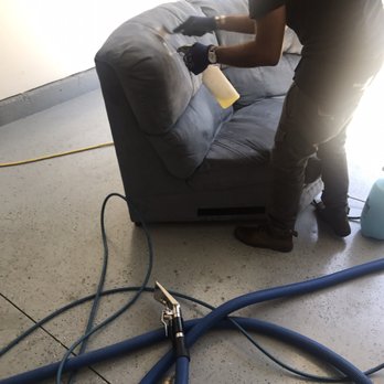 Right on Time Carpet Care - Moshe cleaned my sectional with a detail - Damage Restoration Near Me - Van Nyus, California