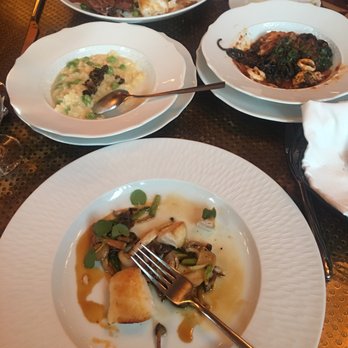 Cinghiale - Risotto, black cod, squid ink spaghetti , duck leg - Italian Near Me - Baltimore, Maryland Cinghiale - Risotto, black cod, squid ink spaghetti , duck leg - Italian Near Me - Baltimore, Maryland