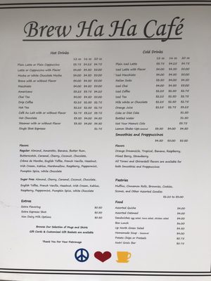 Menu photo 3 Brew Ha Ha Niles, MI