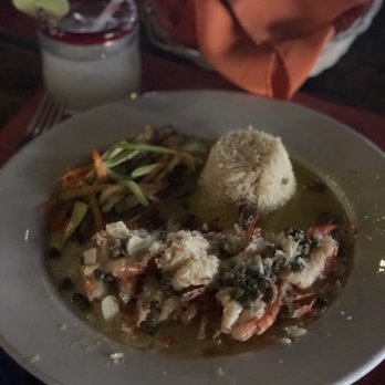 Villa Serena - Shrimp Scampi, rice, Veggies. - Mexican Near Me - Cabo San Lucas, BCS Villa Serena - Shrimp Scampi, rice, Veggies. - Mexican Near Me - Cabo San Lucas, BCS