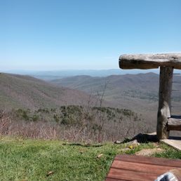 Enjoying a rocker and the view Enjoying a rocker and the view