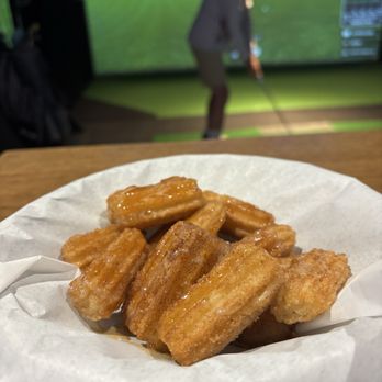 X-Golf Reno - These are so amazing - churro bits. You have to try them!! - Golf Near Me - Reno, Nevada