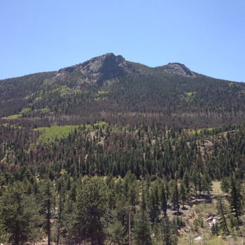 Trailhead Restaurant - View from the patio! - American Near Me - Estes Park, Colorado