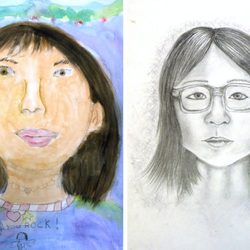Lord of the Light Art Studio & Gallery - Self portrait through the years. 5 years old to 17.