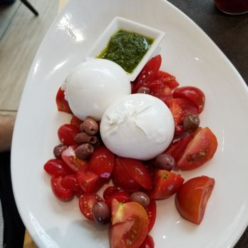 Rosso Intenso - Caprese and burrata - Italian Near Me - Fiumicino, RM Rosso Intenso - Caprese and burrata - Italian Near Me - Fiumicino, RM