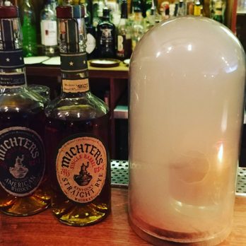 Analogue - My Old Fashion getting smoked with Mesquite! Absolutely amazing! Make it with Michters! - Cocktail Bars Near Me - New York, New York Analogue - My Old Fashion getting smoked with Mesquite! Absolutely amazing! Make it with Michters! - Cocktail Bars Near Me - New York, New York