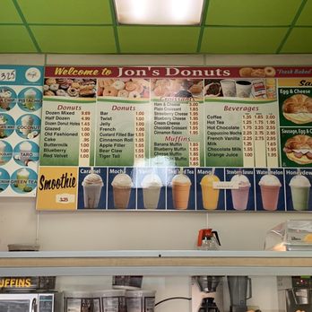 Jon's Donuts - Menu - Donuts Near Me - Torrance, California Jon's Donuts - Menu - Donuts Near Me - Torrance, California