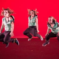 The Dance Network - Hover crafts in "Swag on Infinity" at our first studio showcase, Emergence, at Center Stage Theater 2014 (choreography by Jamie Vaughn)
