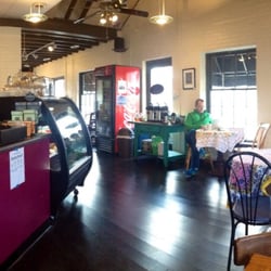 Webster Groves Garden Cafe - Inside sitting next to the front counter.