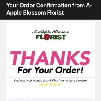 A-Apple Blossom Florist - Proof of order on 12/10 for deliver on 12/12 - Florists Near Me - Las Vegas, Nevada