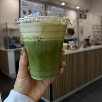 Drip and Sip Coffee - This matcha color Matcha Banana Cloud - Coffee & Tea Near Me - Chino, California Drip and Sip Coffee - This matcha color Matcha Banana Cloud - Coffee & Tea Near Me - Chino, California