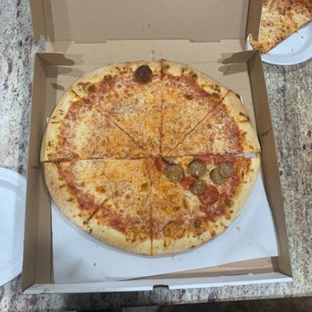 Brooklyn Pizza - We ordered to pies and in 5 minutes between the family this is all we had left, so yummy - Pizza Near Me - Rahway, New Jersey Brooklyn Pizza - We ordered to pies and in 5 minutes between the family this is all we had left, so yummy - Pizza Near Me - Rahway, New Jersey