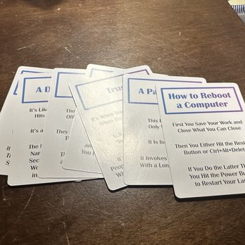 Sombra Antigua Winery - Mansplaining card game - one of the many games available to play while you sip - Wineries Near Me - Chamberino, New Mexico Sombra Antigua Winery - Mansplaining card game - one of the many games available to play while you sip - Wineries Near Me - Chamberino, New Mexico