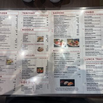Hako Sushi - the menu for the restaurant - Sushi Bars Near Me - Maple Ridge, British Columbia