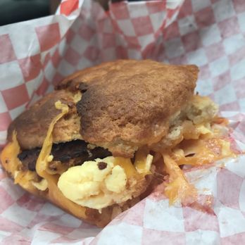 Biscuit Bitch - Bitchwich with sausage - Breakfast & Brunch Near Me - Seattle, Washington Biscuit Bitch - Bitchwich with sausage - Breakfast & Brunch Near Me - Seattle, Washington