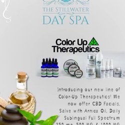 The Stillwater Day Spa - We offer Color Up Therapeutics CBD line.