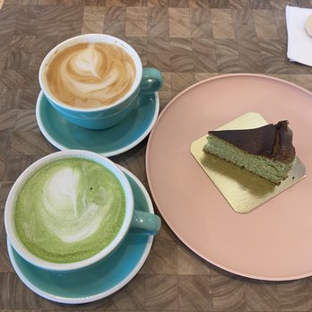 Le Cafe Eblouir - Latte, lavender matcha latte and matcha cheesecake - Cafes Near Me - Gretna, Louisiana Le Cafe Eblouir - Latte, lavender matcha latte and matcha cheesecake - Cafes Near Me - Gretna, Louisiana