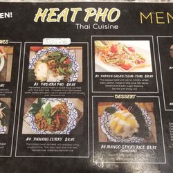 Heat Pho - Menu
