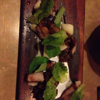 Uchiko Austin - MY FAV!!!!! Pork jowl - Sushi Bars Near Me - Austin, Texas