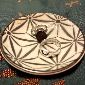 Sumi's - A dish acquired from Sumi's I use to store rings. - Jewelry Near Me - Los Angeles, California Sumi's - A dish acquired from Sumi's I use to store rings. - Jewelry Near Me - Los Angeles, California