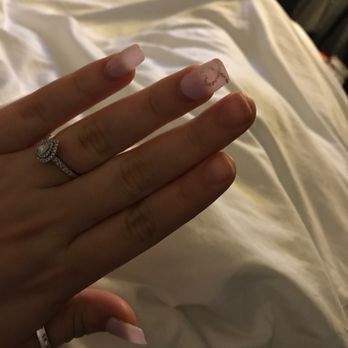 Lush Nail Studio - Same nails on the other hand lifted and fell off within a week. - Waxing Near Me - Tustin, California