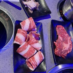 KPOT Korean BBQ & Hot Pot - KPot steak, KPot pork belly, prime brisket