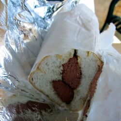 Sparky's Cafe - Spicy sausage on a roll