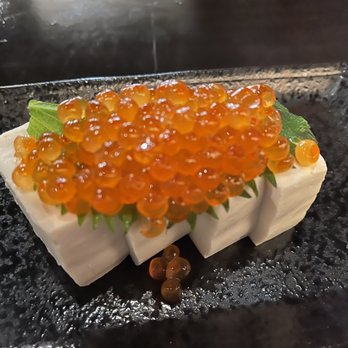 Shigotonin - Hiyayakko (Cold Tofu) and Salmon Roe (Ikura) - Japanese Near Me - Las Vegas, Nevada Shigotonin - Hiyayakko (Cold Tofu) and Salmon Roe (Ikura) - Japanese Near Me - Las Vegas, Nevada