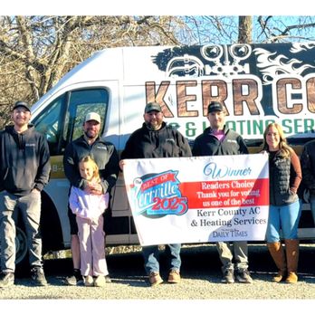 Kerr County AC And Heating Services - Thank you to Kerrville for voting for us again in 2025! - Heating & Air Conditioning/HVAC Near Me - Kerrville, Texas Kerr County AC And Heating Services - Thank you to Kerrville for voting for us again in 2025! - Heating & Air Conditioning/HVAC Near Me - Kerrville, Texas