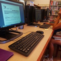 Mentone Senior Center and Library - 3 hours of computer service