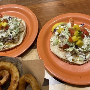 Maui Fish House - Fish Tacos and Beer Battered Onion Rings! So good and very filling. - Seafood Near Me - Phoenix, Arizona Maui Fish House - Fish Tacos and Beer Battered Onion Rings! So good and very filling. - Seafood Near Me - Phoenix, Arizona