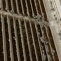 Hidden Mountain Resort - This is the vent return caked in dust!
