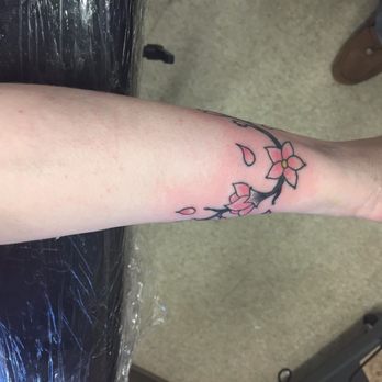 Enemy Tattoo - Part of the Sakura bracelet Tyler added~ - Tattoo Near Me - Everett, Washington Enemy Tattoo - Part of the Sakura bracelet Tyler added~ - Tattoo Near Me - Everett, Washington