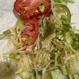 Rotting lettuce. Rotting lettuce.