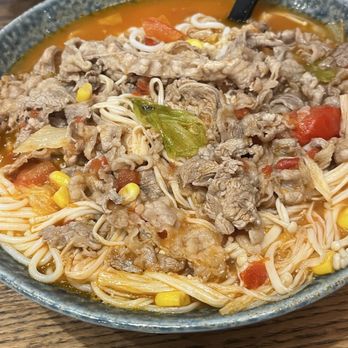 YunShang Rice Noodle - tomato enoki beef noodle soup - Chinese Near Me - Burnaby, British Columbia YunShang Rice Noodle - tomato enoki beef noodle soup - Chinese Near Me - Burnaby, British Columbia