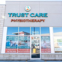 Trust Care Physiotherapy - Trust Care Physiotherapy storefront and entrance, showing the clinic signage and street-facing windows.