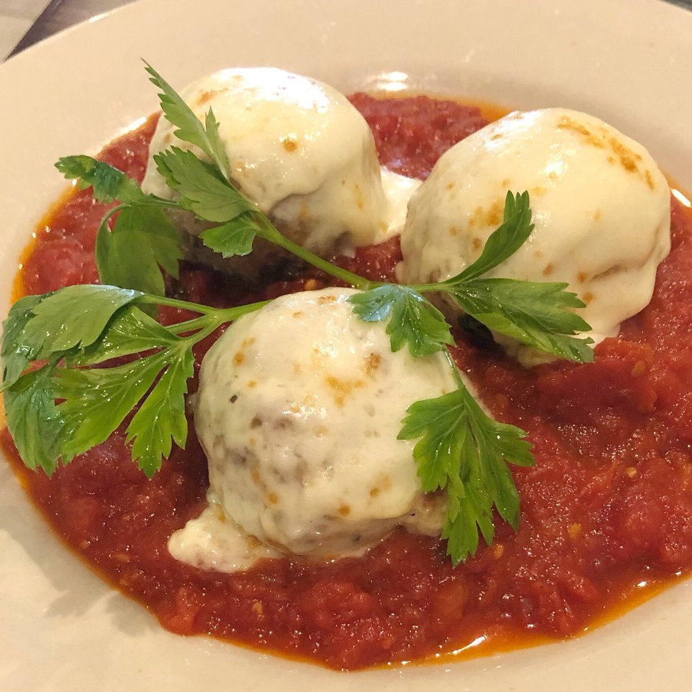 Donato’s Trattoria - Delicious sausage meatballs with melted cheese on the inside! - Italian Near Me - Briarcliff Manor, New York Donato’s Trattoria - Delicious sausage meatballs with melted cheese on the inside! - Italian Near Me - Briarcliff Manor, New York